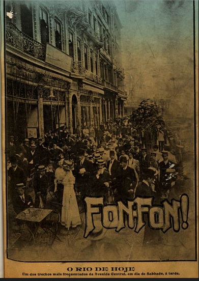 Capa da Fon-Fon, 27 de julho de 1909