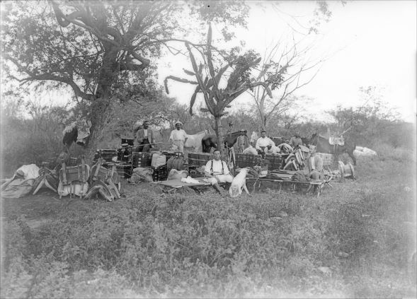 Vista do acampamento em Caldeirão, 1912. Pernambuco / Acervo Casa de Oswaldo Cruz