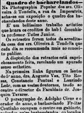 Jornal do Recife, 26 de novembro de 1901