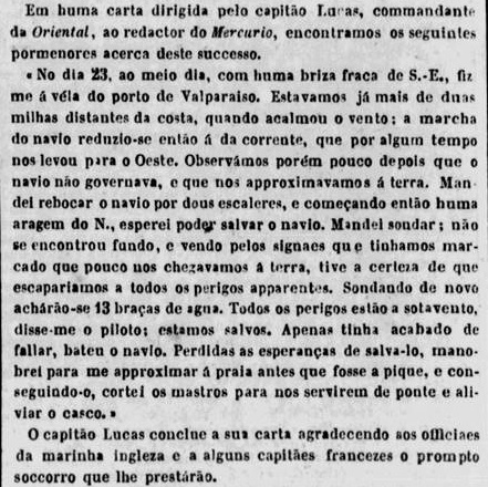 Jornal do Commercio, 14 de agosto de 1840