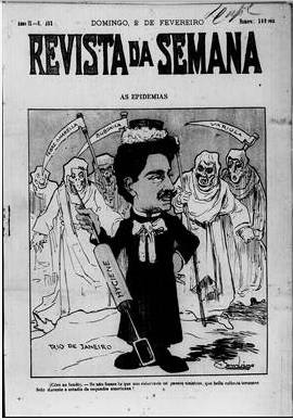 Revista da Semana, 2 de fevereiro de 1908 / Charge de Bambino