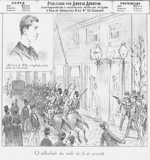 Capa da Revista Illustrada de 20 de julho de 1889