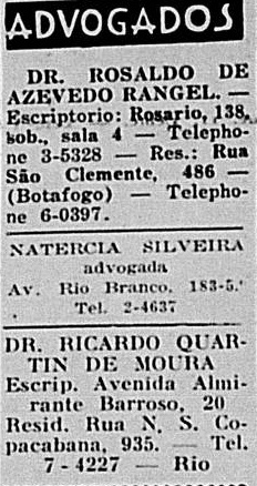 Beira-Mar: Copacabana, Leme e Ipanema, de novembro de 1932