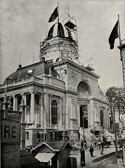 Pavilhão brasileiro na Exposição Internacional de Bruxelas, em 1910 / Fon-Fon, 9 de julho de 1910