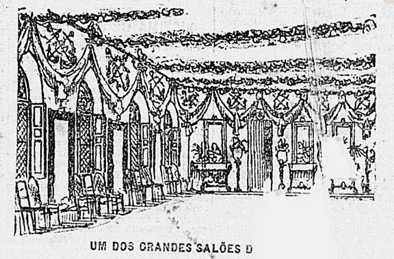 Um dos grandes salões do Baile da Ilha Fiscal / Gazeta de Notícias, 9 de novembro de 1889