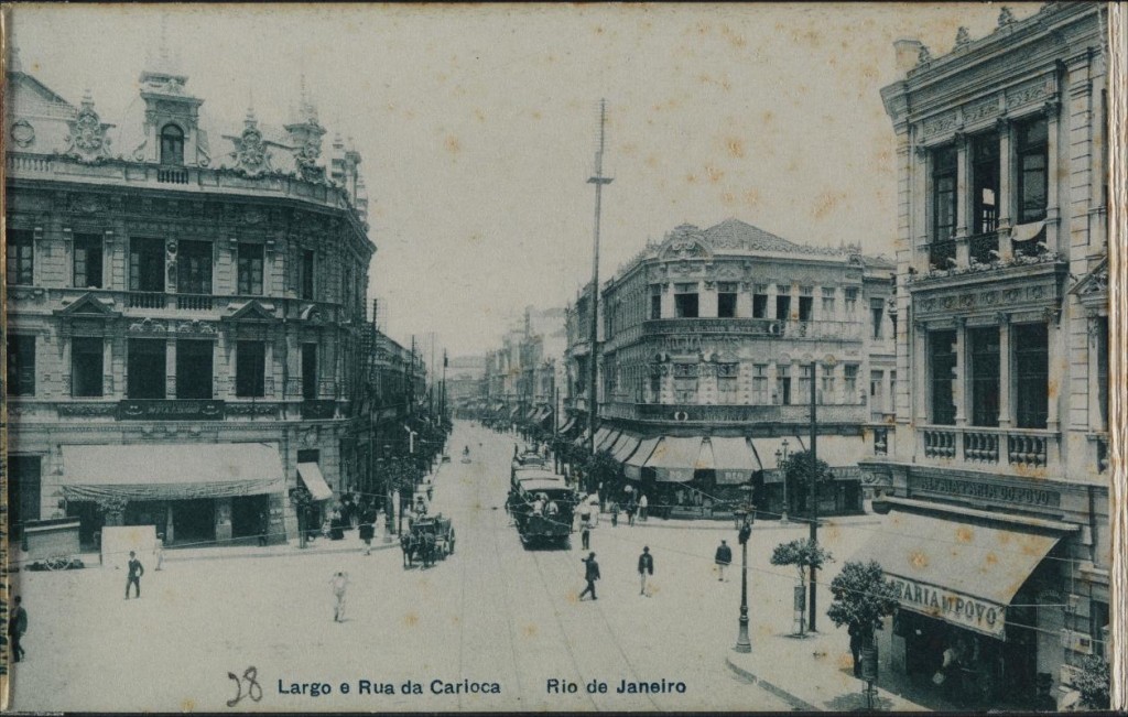 Phototypia A. Ribeiro; Maison Chic. Largo da Carioca, 1912?. Rio de Janeiro, RJ / Acervo FBN