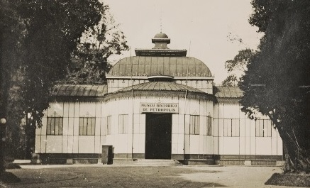 Palácio de Cristal quando foi a sede do Museu Histórico de Petrópolis /Site Acontece