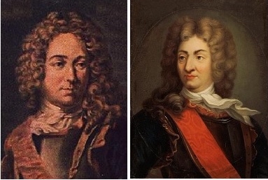 Os piratas franceses Jean-François Duclerc (16? - 1711) e René Duguay (1673 - 1736)