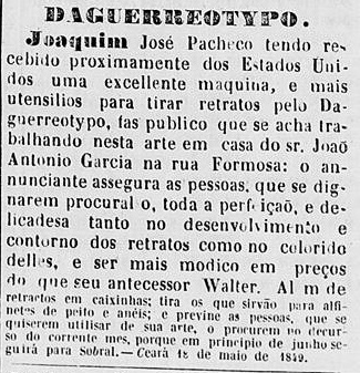 O Cearesne, 17 de maio de 1849