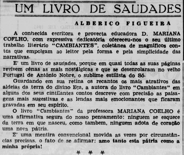 Gran-Fina (PR), fevereiro de 1941
