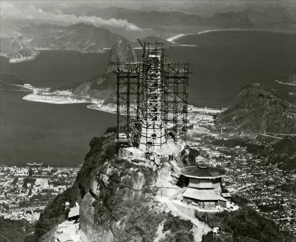 Cristo Redentor em construção, c. 1931. Rio de Janeiro, RJ / Acervo IMS