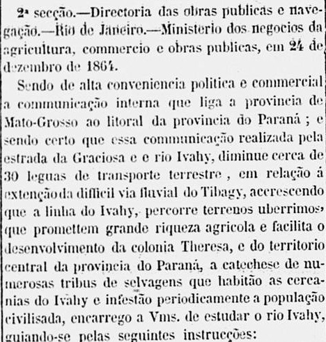 Correio Mercantil, 1º de janeiro de 1865