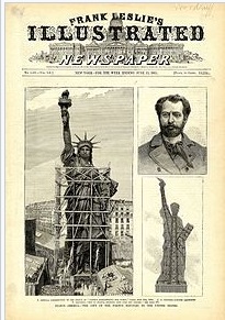Capa do jornal Leslie, da semana que terminava em de 1885