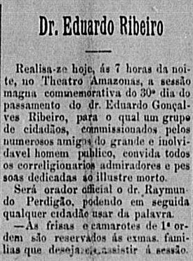 Commercio do Amazonas, 13 de novembro de 1900