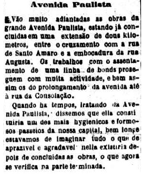 O Estado de São Paulo, 31 de outubro de 1891