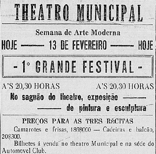 Correio Paulistano, 13 de fevereiro de 1922