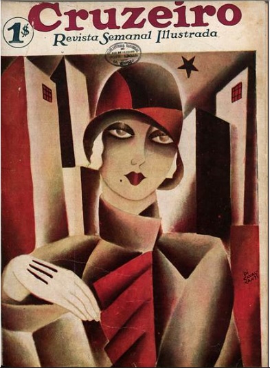 Capa desenhada por Di CAvalcanti / O Cruzeiro, 21 de abril de 1929