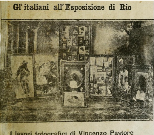 Regisro da participação de Pastore na Exposição Nacional de 1908, da Coleção de Dante Pastore / 