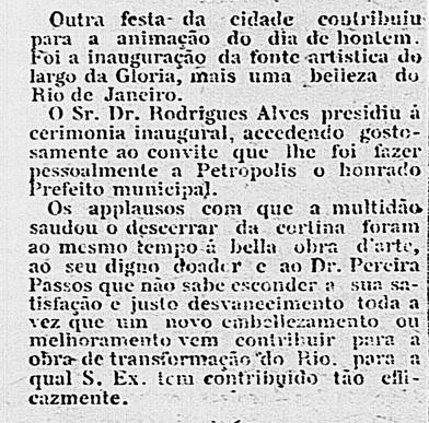 Gazeta de Notícias, 25 de fevereiro de 1906