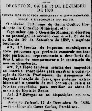 Jornal do Commercio, de dezembro de 189