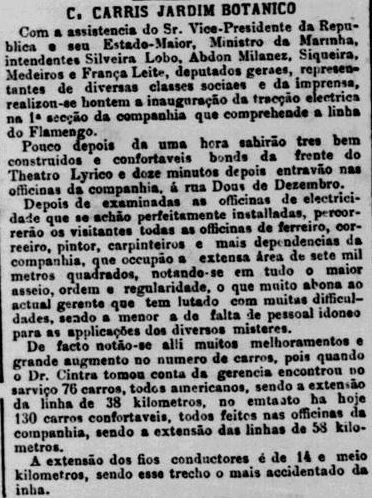 Jornal do Commercio, 9 de outubro de 1892, coluna