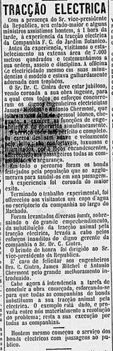 O Paiz, 9 de outubro de 1892, terceira coluna