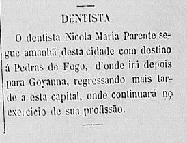 Gazeta da Parahyba. de 1888, última coluna
