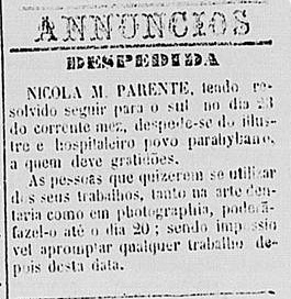 Gazeta da Parahyba, 12 de dezembro de 1889