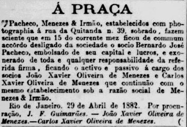 Jornal do Commercio, 30 de abril de 1882
