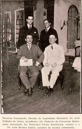 Automóve-Club, Janeiro de 1926. Luiz Moraes Junior está em pé, à direita.