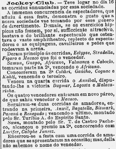 Diário do Rio de Janiero, 17 e 18 de maio de 1869