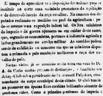 Jornal do Commercio, 11 de junho de 1854