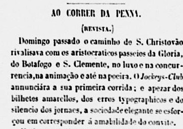 Correio Mercantil, de 1854