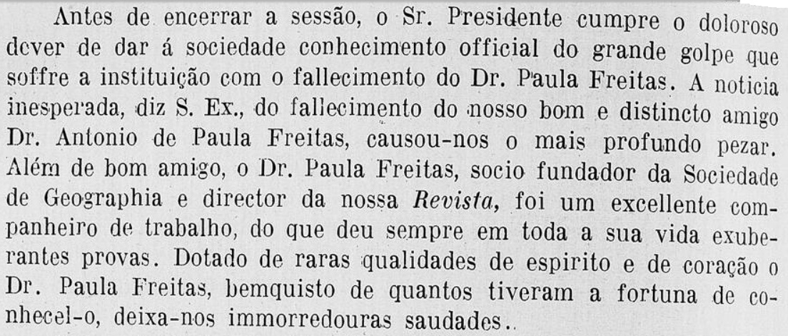 Boletim da Revista da Sociedade de Geografia do Rio de Janeiro, 1906