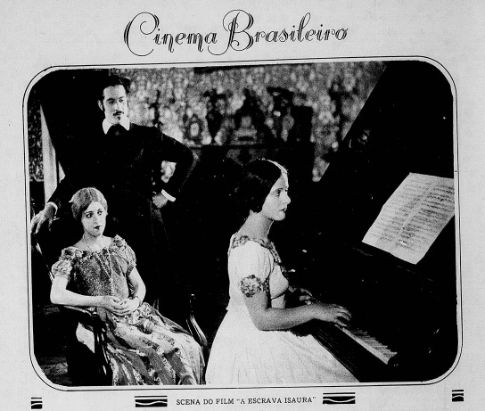 Cena do filme A Escrava Isaura (1929) / Cinearte, 7 de agosto de 1929