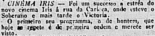 Correio da Manhã, 17 de julho de 1912