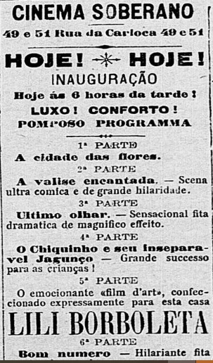 Gazeta de Notícias, 30 de outubro de 1909