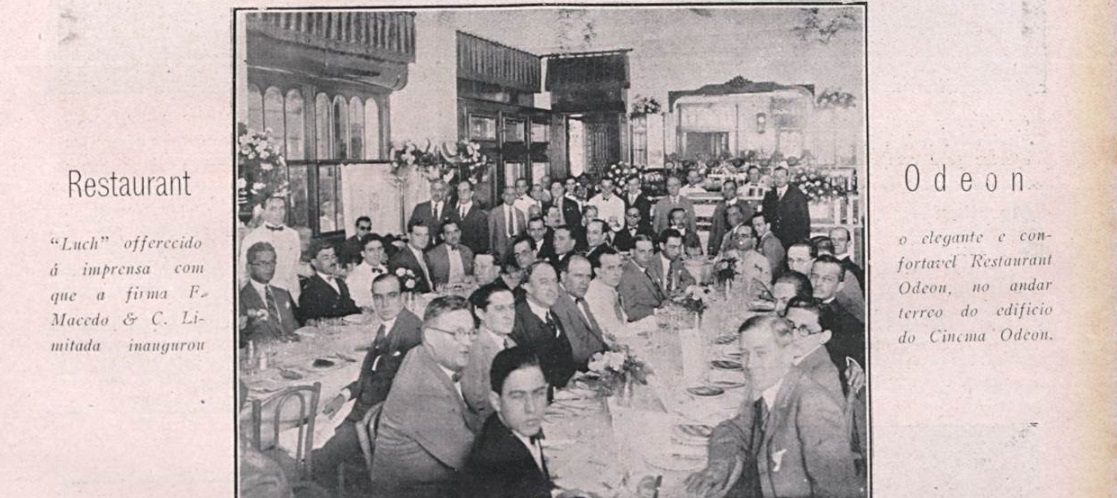 Restaurante Odeon / O Malho, novembro de 1926