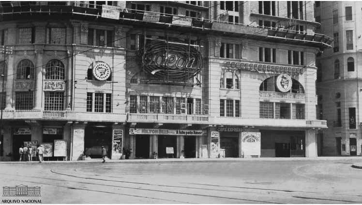 Luciano FErrez. Cine Odeon, 1926. Rio de Janeiro, RJ / Acervo Arquivo Nacional
