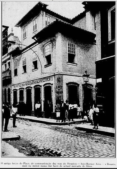 Beco do Fico por Augusto Malta / Revista da Semana, 2 de março de 1935
