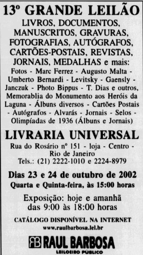 Jornal do Commercio, 20 e 21 de outubro de 2002