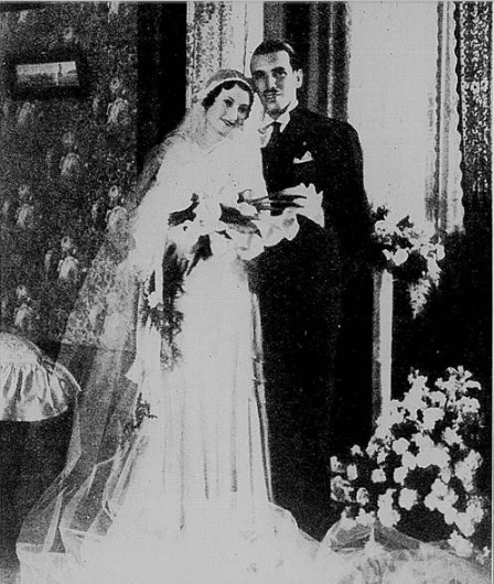 Aristógiton e Helena no dia do casamento / Scena Muda, 27 de março de 1933