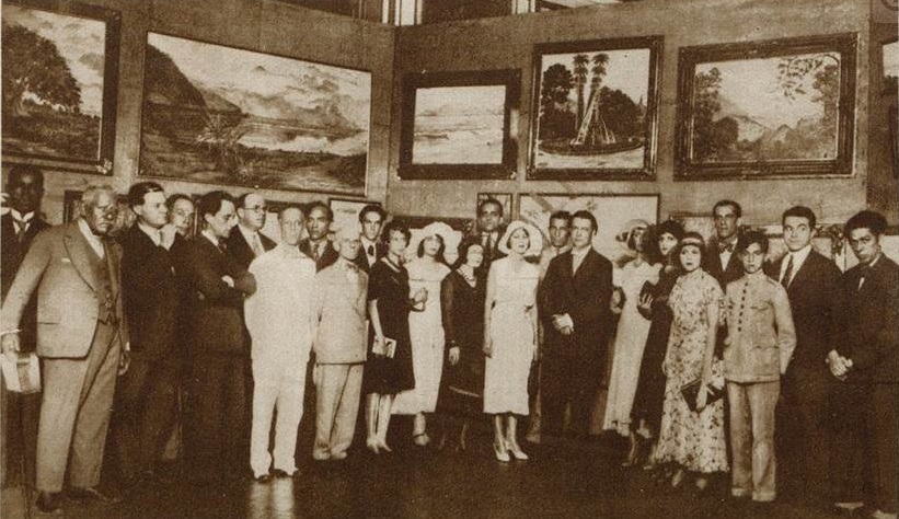 Exposição com quadros da Cidade Maravilhosa por / O Cruzeiro, 27 de dezembro de 19130
