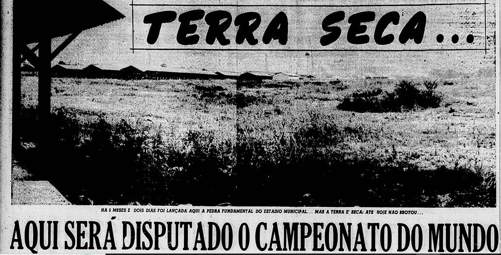Local onde seria construído o Estádio do Maracanã / Diário da Noite, 22 de junho de 1948