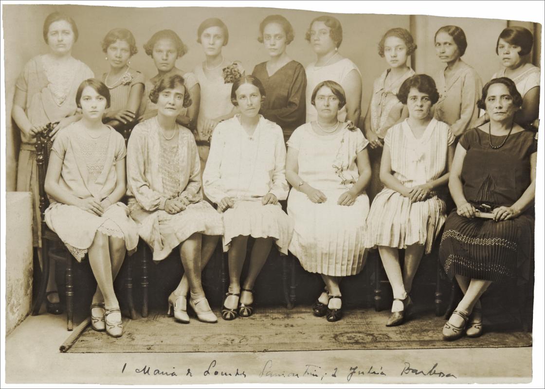 Primeiras eleitoras do Brasil na cidade de Natal. 1928. Natal, Rio Grande do Norte / Acervo Arquivo Nacional